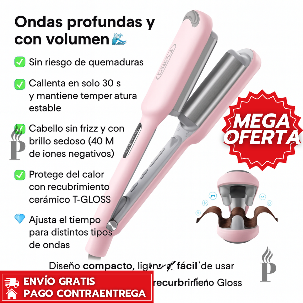 Rizador Tymo Rovy | Ondas hermosas en minutos