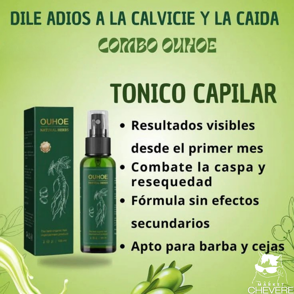 SPRAY OUHOE | Estimula el crecimiento capilar