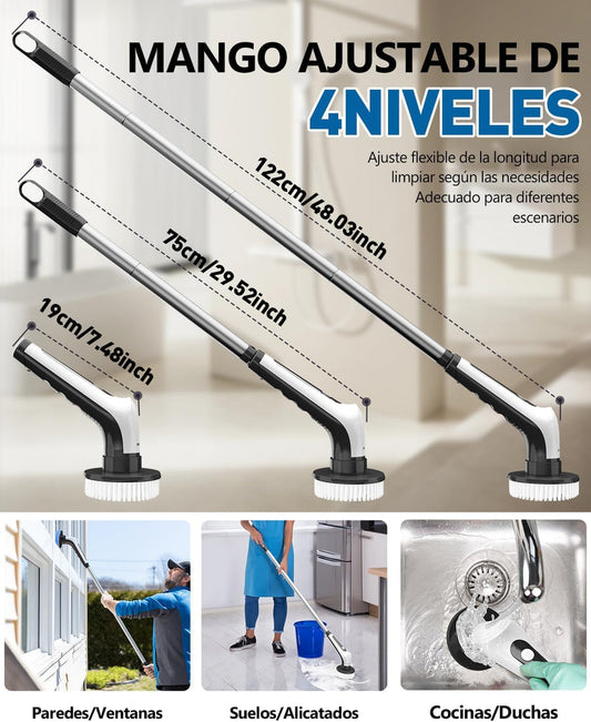 Cepillo Giratorio 9 en 1 | Limpieza profunda sin esfuerzo