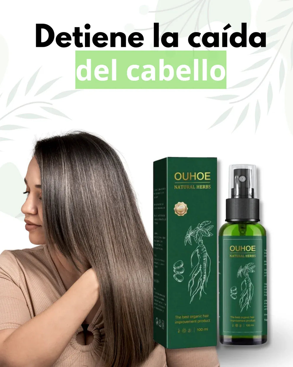 SPRAY OUHOE | Estimula el crecimiento capilar