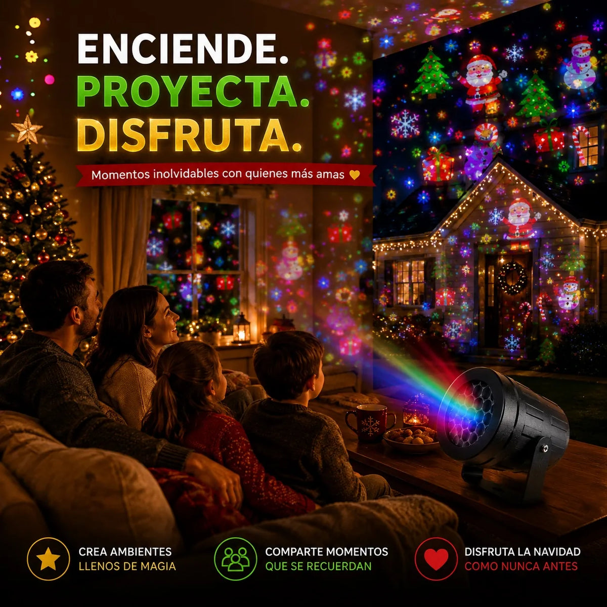 Proyector Navideño | Haz que esta Navidad brille como nunca