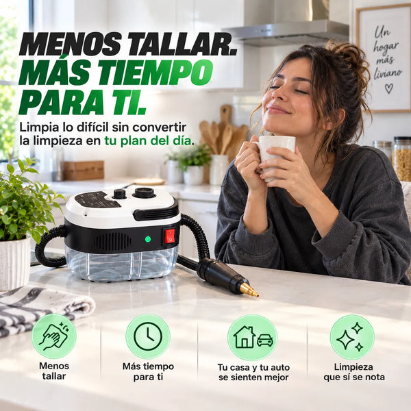Limpiador a Vapor | Adiós a la suciedad al instante