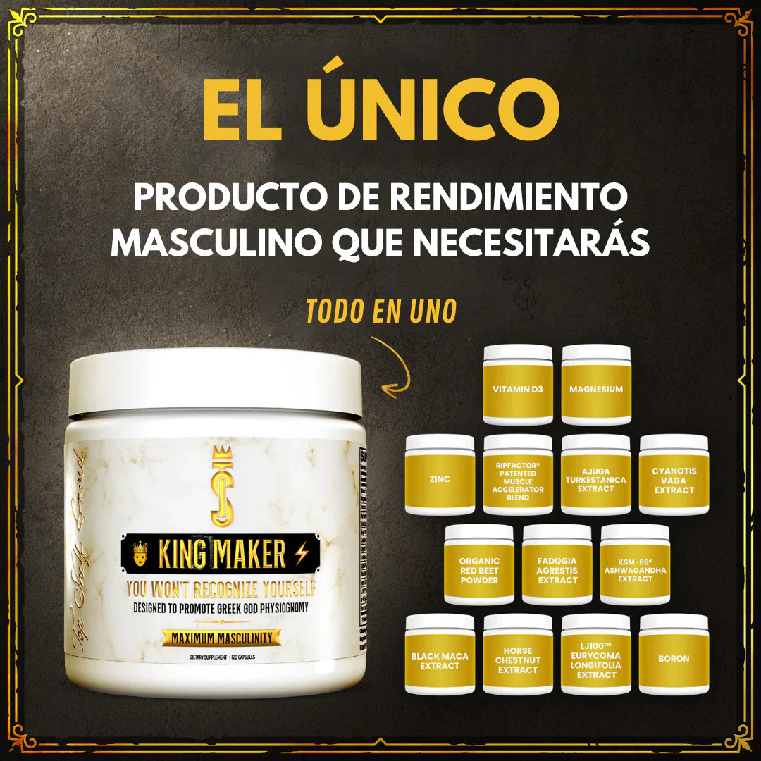 KING MAKER®|Despierta tu virilidad, tu energía y tu confianza