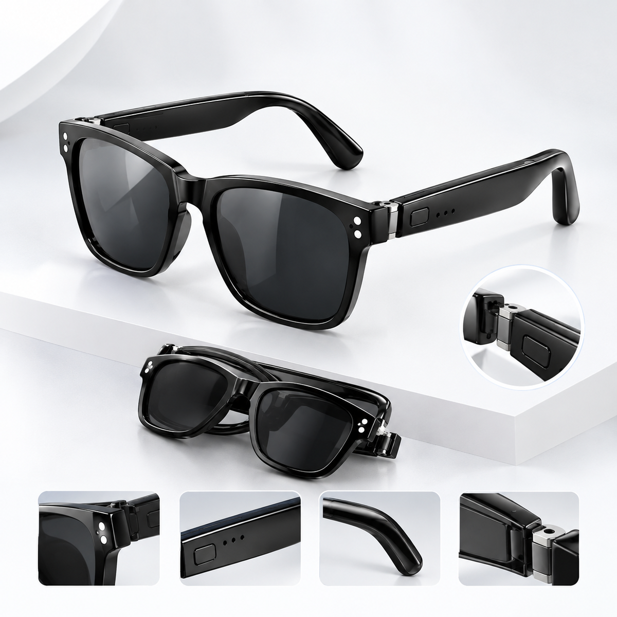 Gafas Inteligentes Bluetooth – Escucha tu música y contesta llamadas sin cables
