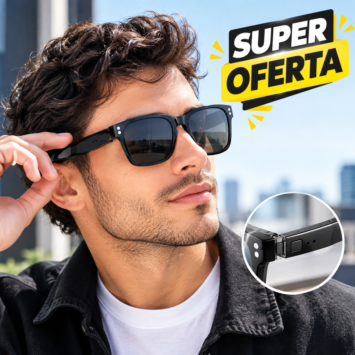 Gafas Inteligentes Bluetooth – Escucha tu música y contesta llamadas sin cables