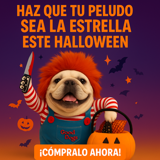 Disfraz Para Mascotas De Chucky | Tu mascota a la moda para Halloween
