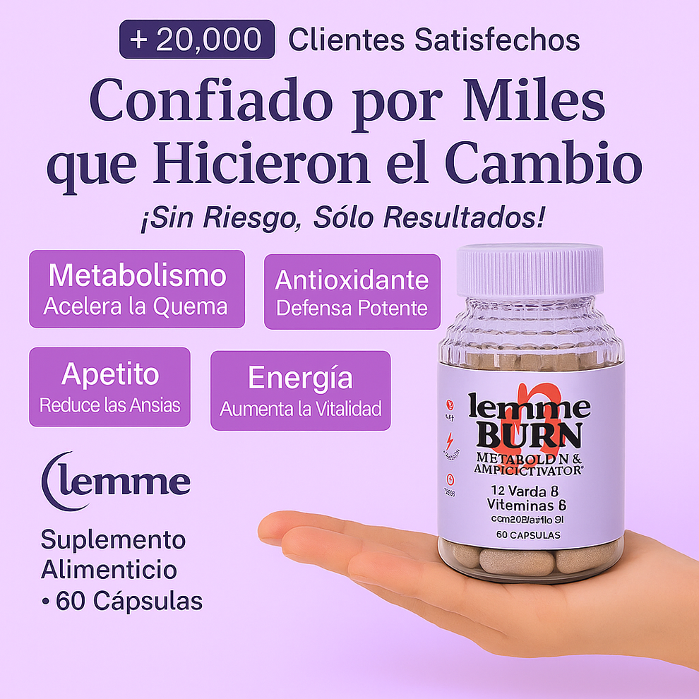 Lemme Burn | Activa tu metabolismo y elimina la grasa