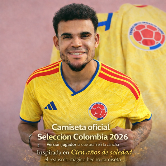 CAMISETA OFICIAL SELECCIÓN COLOMBIA | MUNDIAL 2026