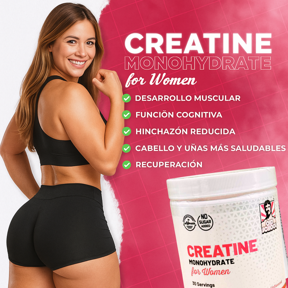 Creatina monohidratada | Define tus curvas, aumenta tus glúteos