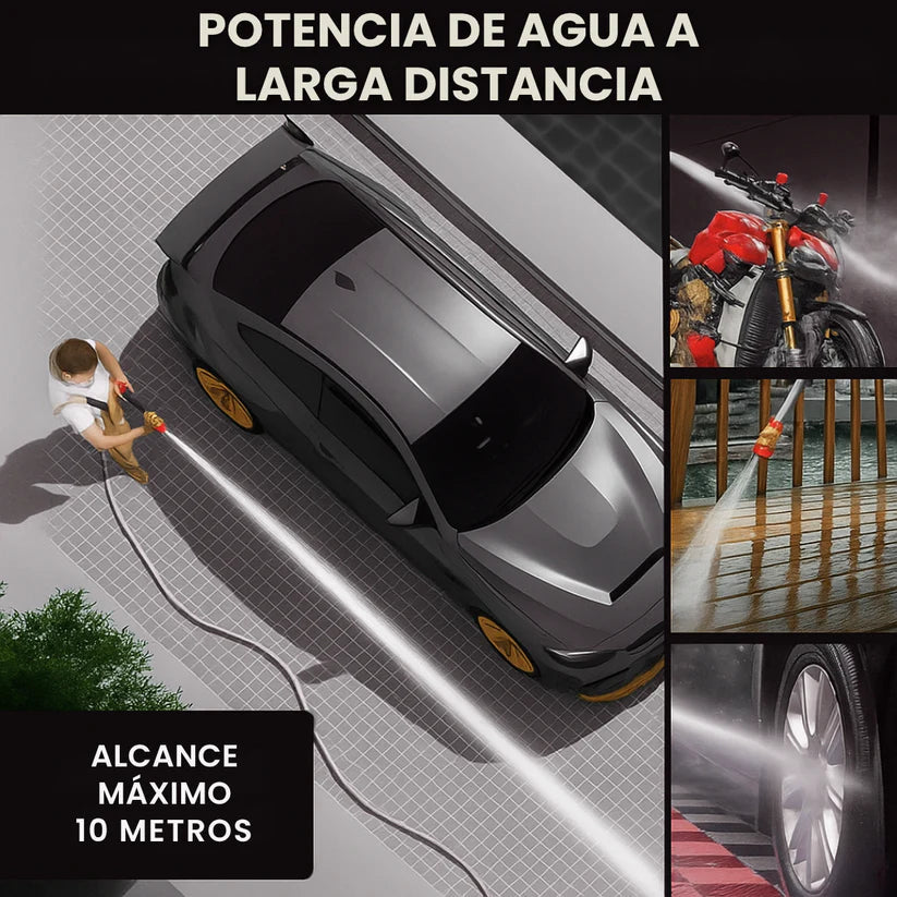 Hidrolavadora de Alta Presión + REGALOS: 2 Baterías Extras