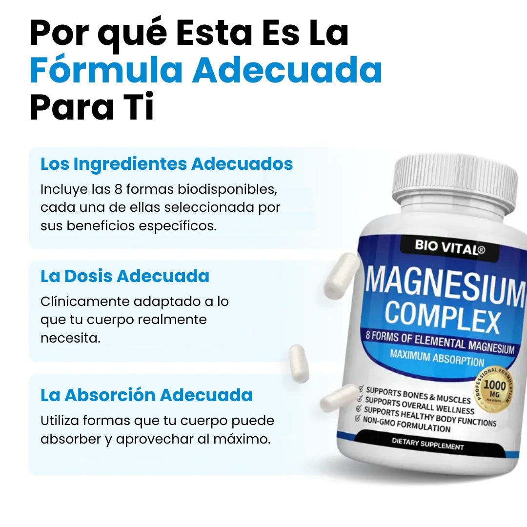 MAGNESIUM COMPLEX | Energía, Sueño & Bienestar Diario
