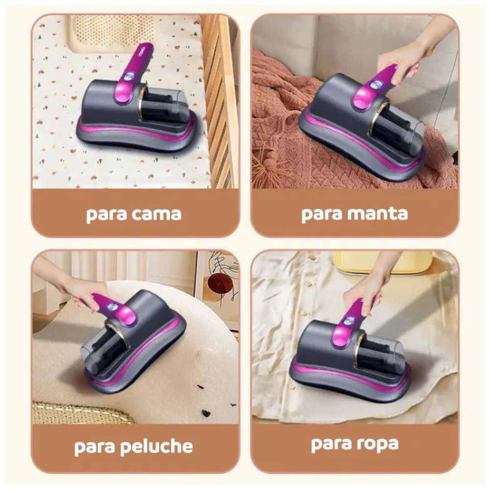 Aspiradora de ácaros y suciedad | Combate las bacterias que causan alergias y enfermedades