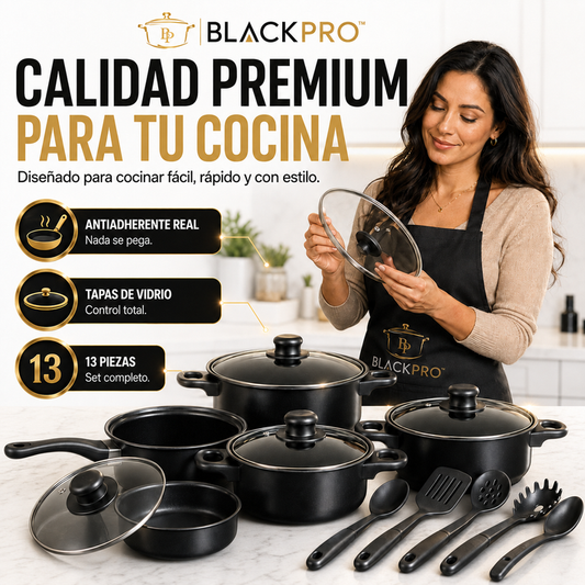 Juego de Ollas x 13 piezas | Cocina sin complicaciones