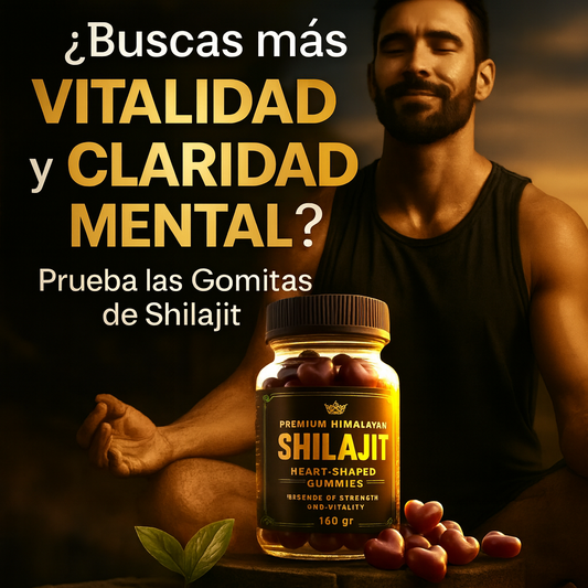 GOMAS SHILAJIT - Energía, Fuerza y Vitalidad